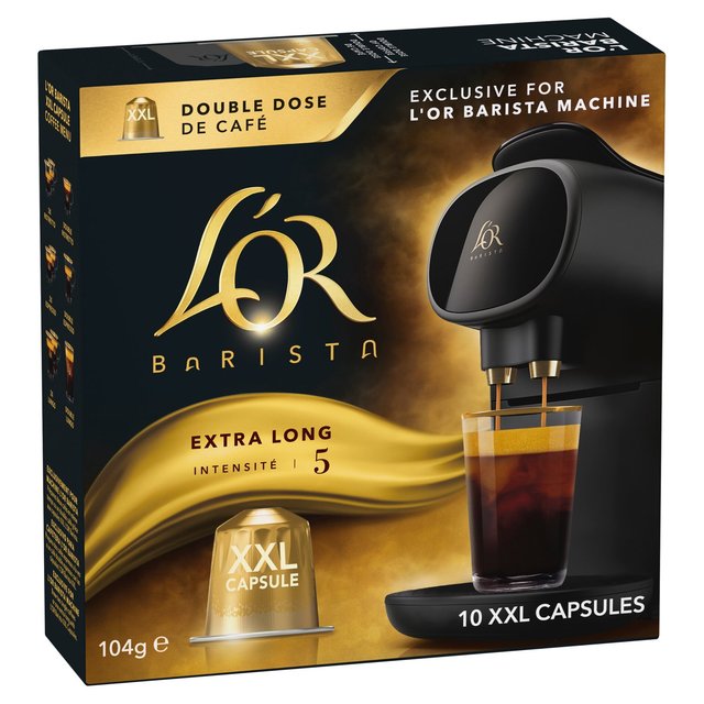 L'OR BARISTA Extra Long XXL Coffee Pods Intensity 5   10 per pack GOODS M&S   