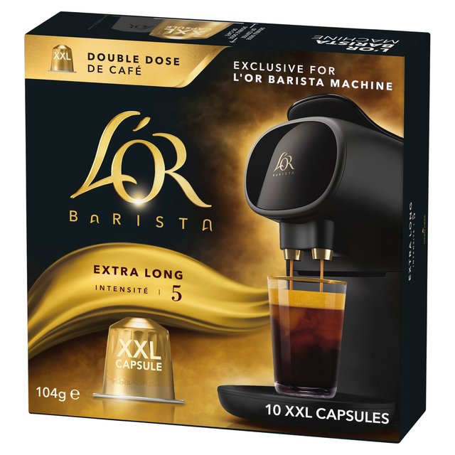 L'OR BARISTA Extra Long XXL Coffee Pods Intensity 5   10 per pack GOODS M&S   