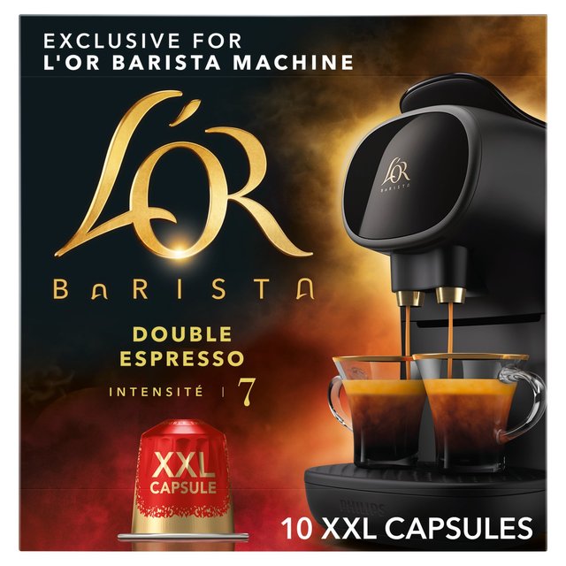 L'OR BARISTA Double Espresso XXL Coffee Pods Intensity 7   10 per pack