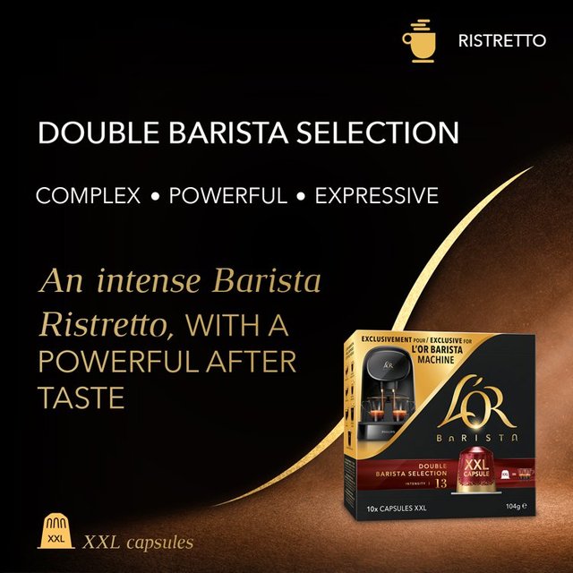 L'OR BARISTA Double Barista Selection XXL Coffee Pods Intensity 13   10 per pack GOODS M&S   