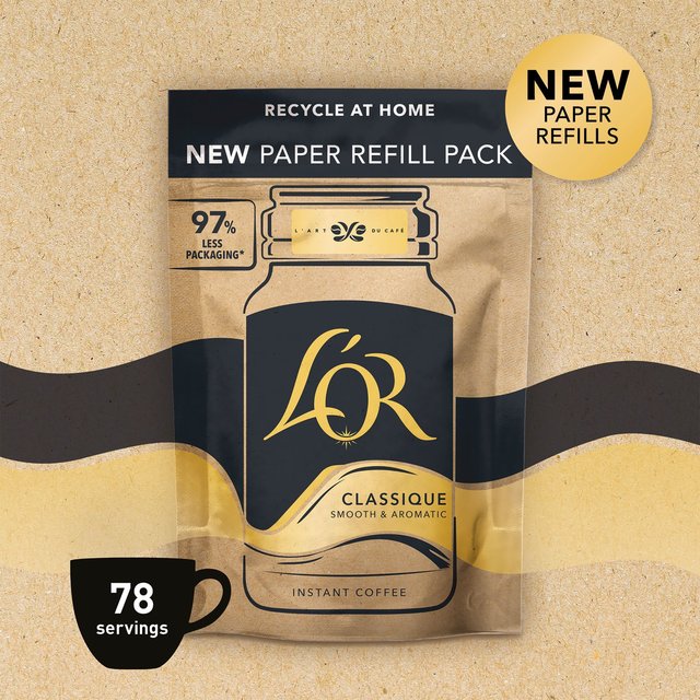 L'OR Classique Instant Coffee Refill   125g GOODS M&S   