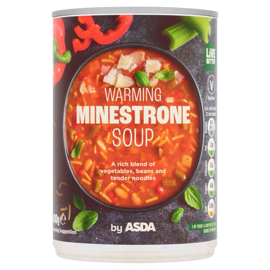 ASDA Minestrone Warming Soup 400g