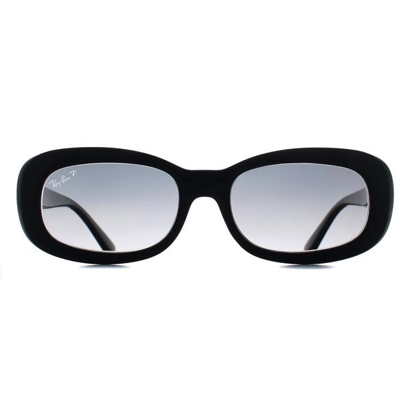Ray-Ban RB2221 black polarised women's sunglasses, imported from the UK