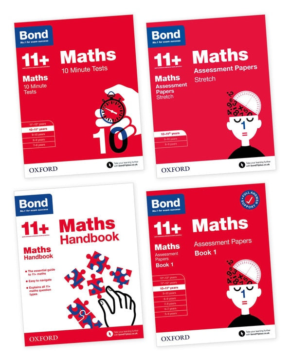 Bond 11+ 4 Book Pack ages 10-11+, UK version