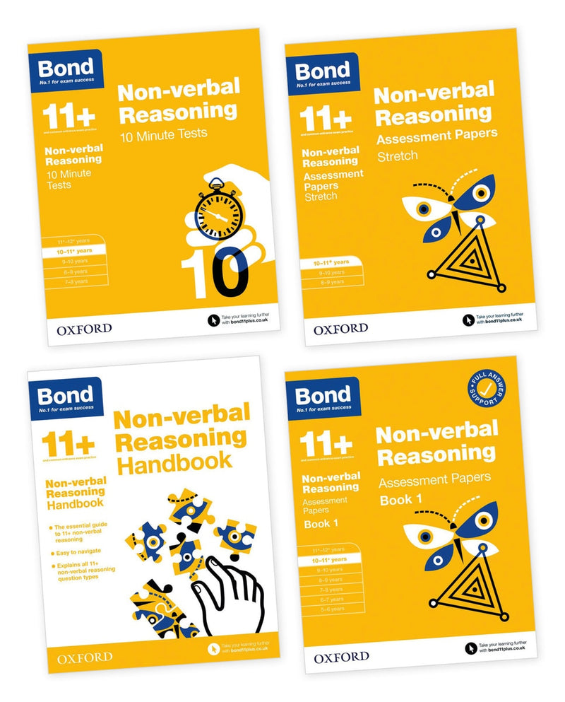 Bond 11+ 4 Book Pack ages 10-11+, UK version