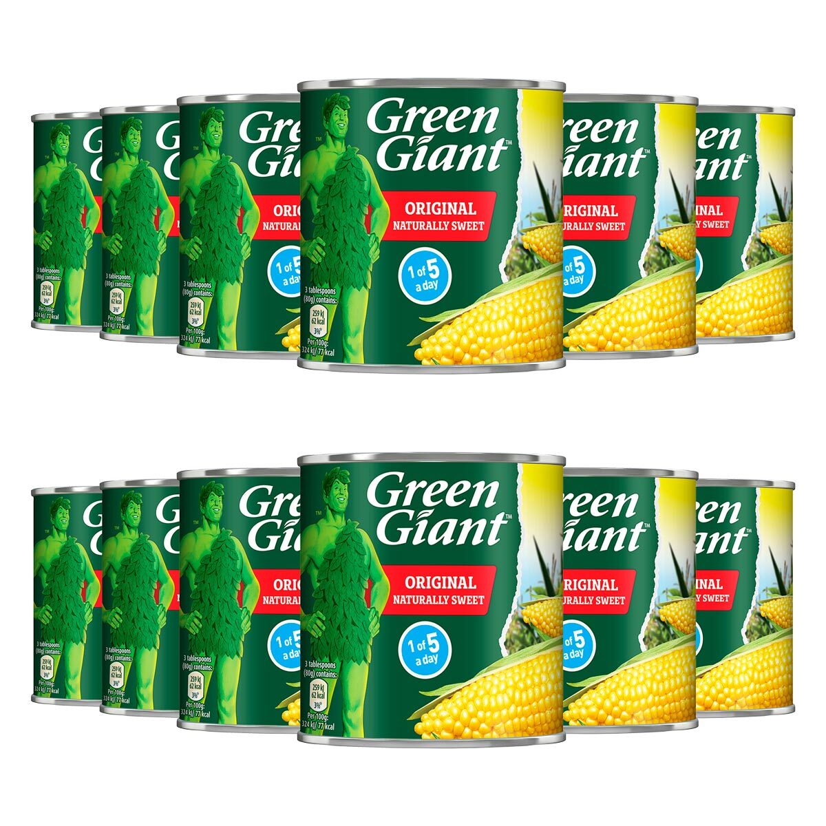 Green Giant Niblets Original Sweetcorn 12 x 340g - British product