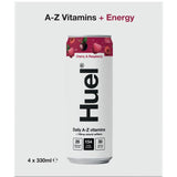 Huel Daily A-Z Cherry &amp; Raspberry Sparkling Multivitamin Energy Drink   4 x 330ml