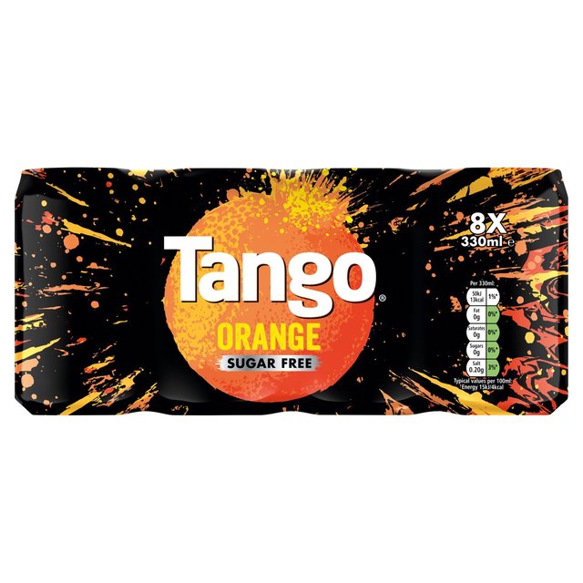 Tango Orange Sugar Free   8 x 330ml GOODS M&S   