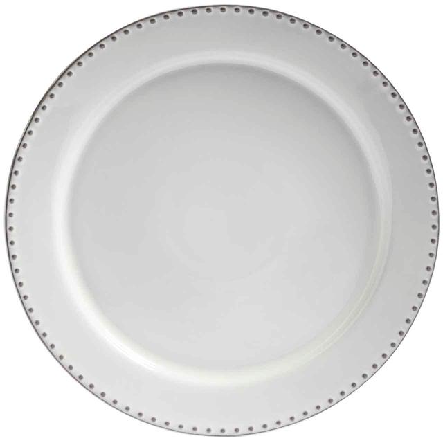 M&S Mia Dinner Plate Grey GOODS M&S   