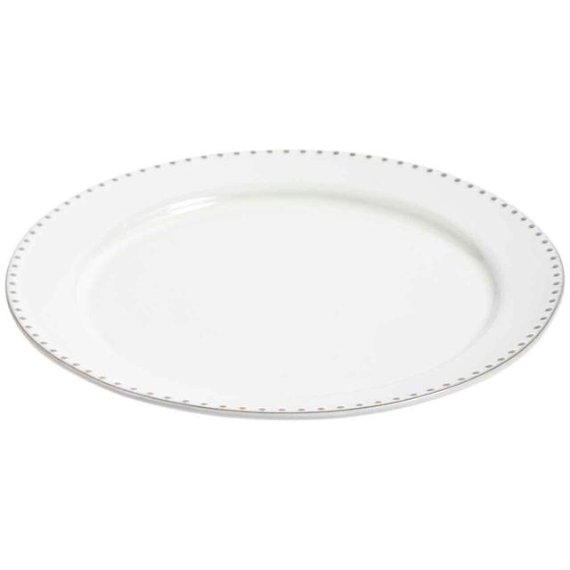 M&S Mia Dinner Plate Grey GOODS M&S   