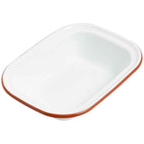 M&S Enamel 24cm Pie Dish White GOODS M&S   