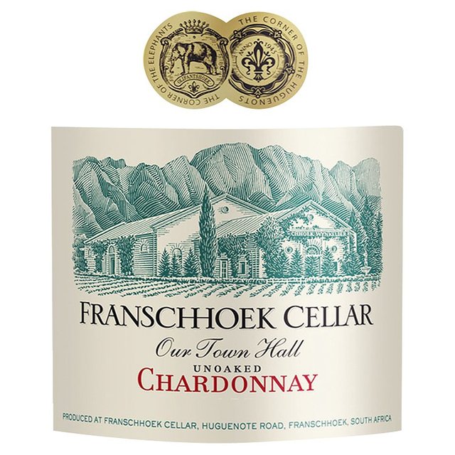 Franschhoek Cellar Unoaked Chardonnay   75cl GOODS M&S   