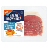 Helen Browning's Unsmoked Organic Back Bacon No Added Nitrates   184g GOODS M&S   