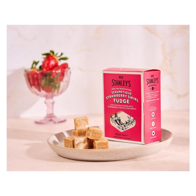 Mr Stanley's Strawberries & Cream Fudge   150g GOODS M&S   