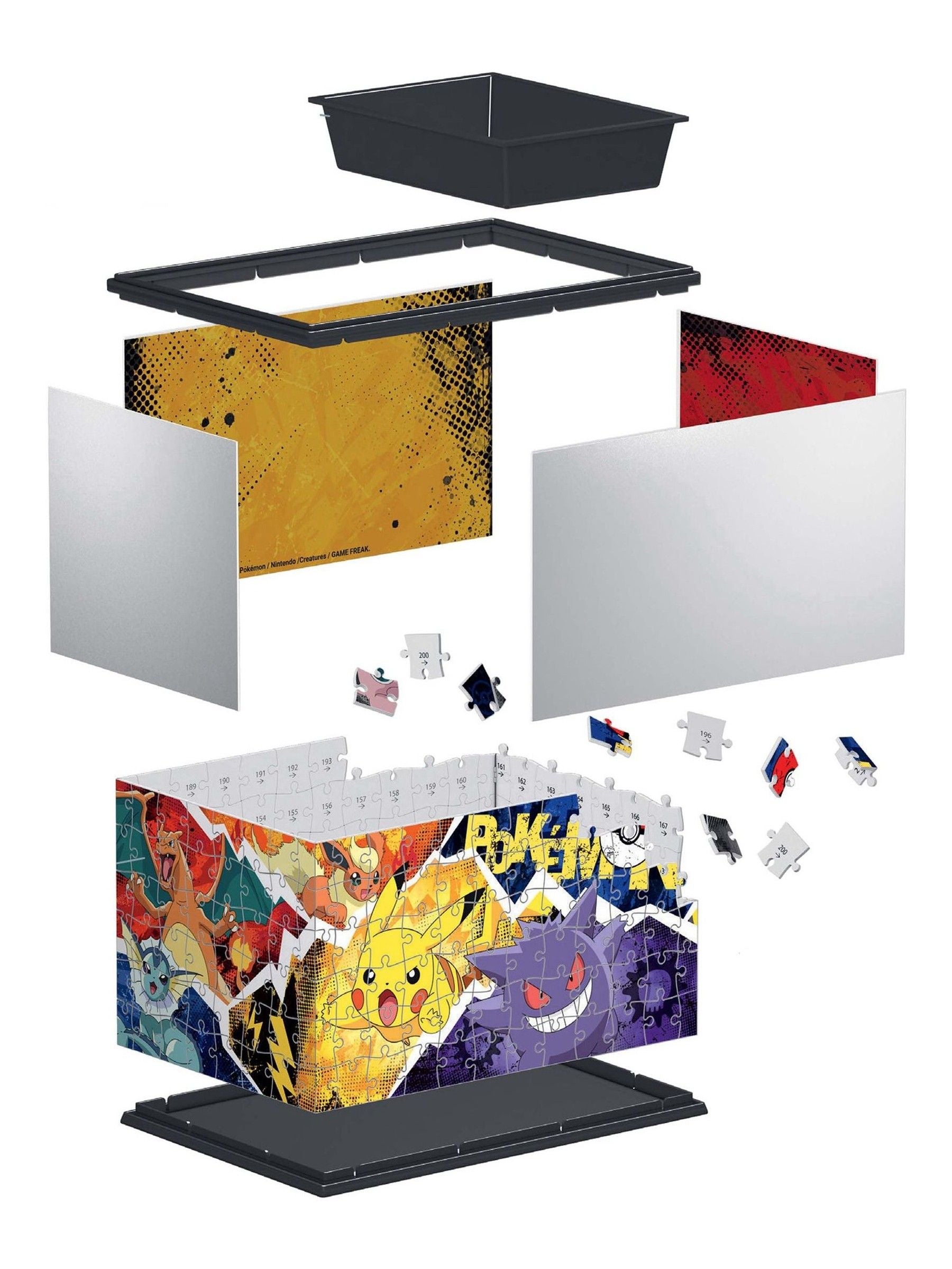 Ravensburger Pokemon storage box 3D puzzle 216 pieces, imported from the UK
