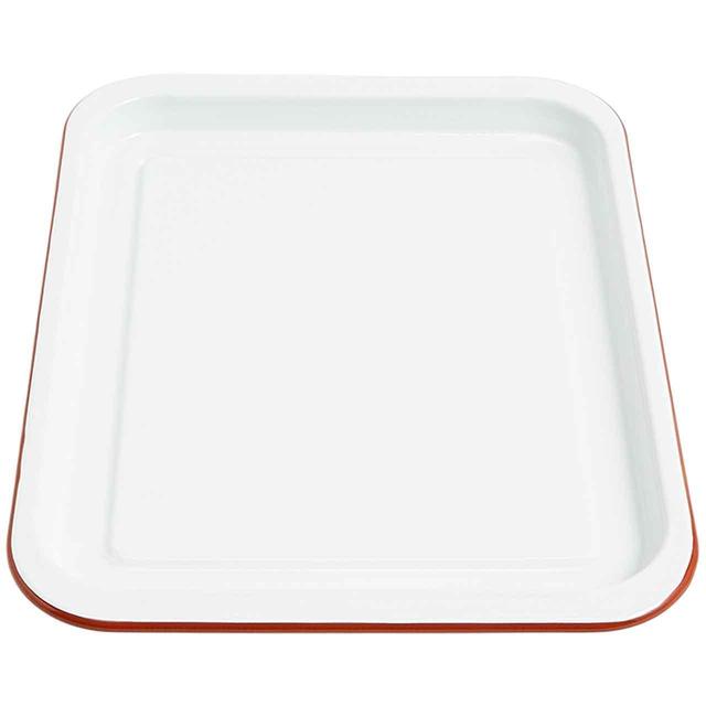 M&S Enamel Oven Tray White GOODS M&S   