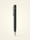 Cartier Santos-Dumont palladium-finish black composite ballpoint pen (British brand)