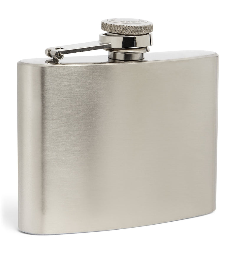 Barbour leather hip flask 113ml - British product