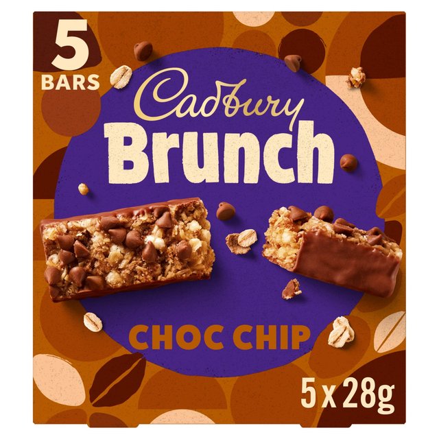 Cadbury Brunch Bar Choc Chip   5 x 28g GOODS M&S   