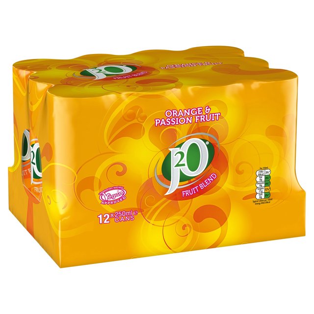 J2O Orange & Passionfruit   12 x 250ml GOODS M&S   