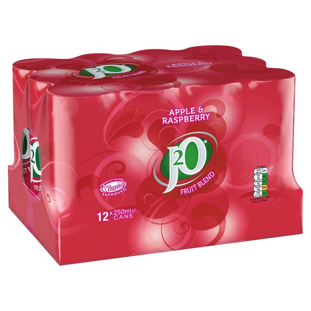 J2O Apple & Raspberry   12 x 250ml