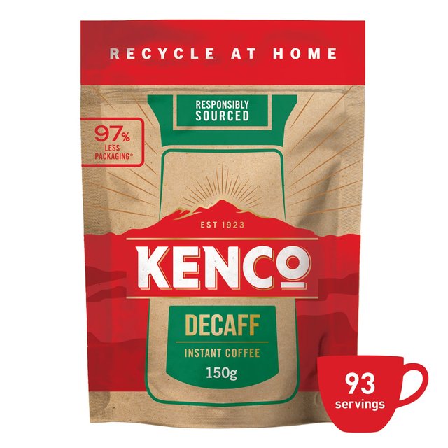 Kenco Decaff Instant Coffee Paper Refill   150 per pack GOODS M&S   