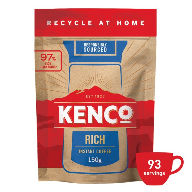 Kenco Rich Instant Coffee Paper Refill   150 per pack GOODS M&S   