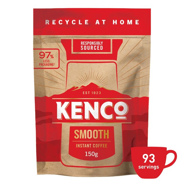 Kenco Smooth Instant Coffee Paper Refill   150 per pack GOODS M&S   