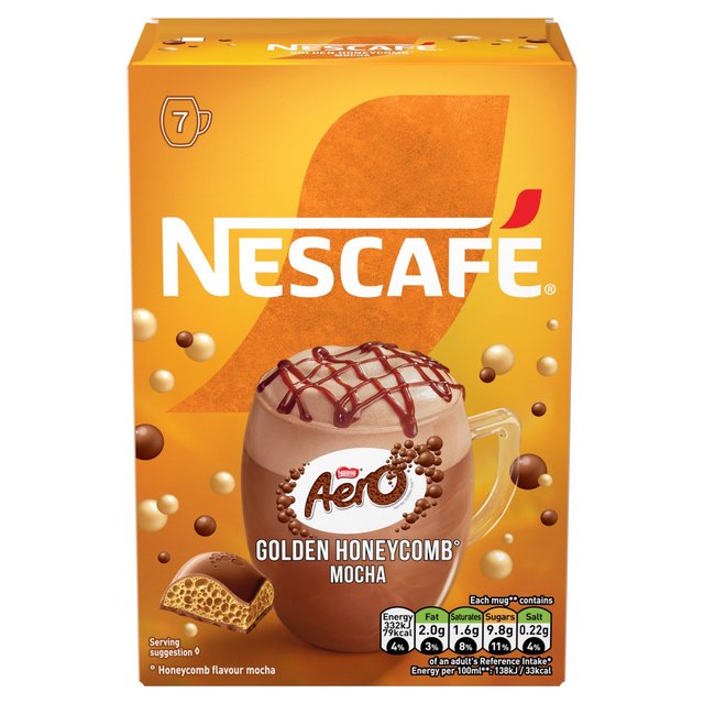 Nescafe Gold Aero Golden Honeycomb Mocha   6 x 133g