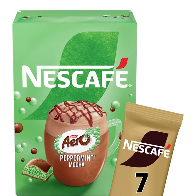 Nescafe Aero Peppermint Mocha 7pk   7 x 19g