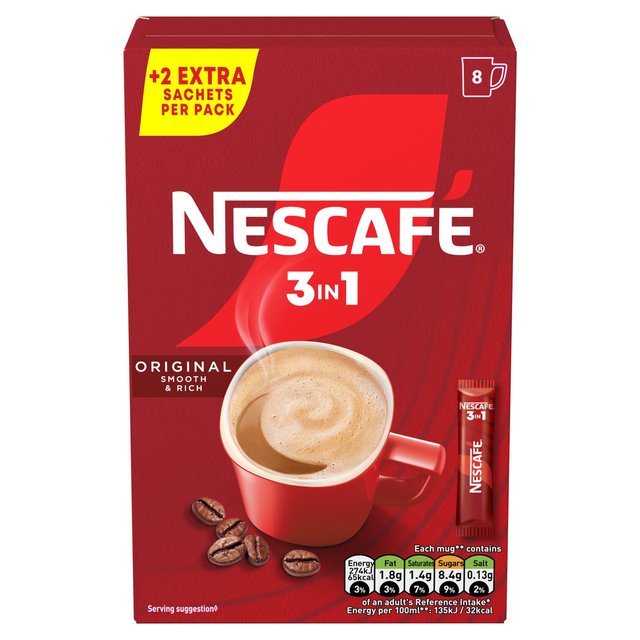 Nescafe Original 3in1 8pk   8 x 16g GOODS M&S   