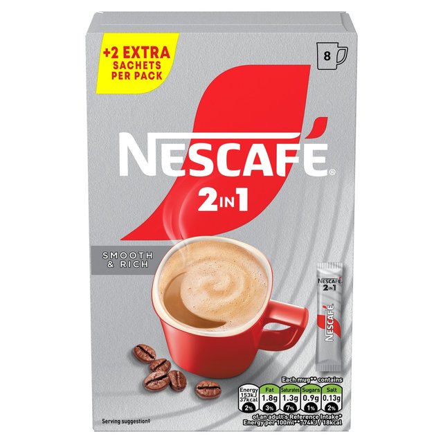 Nescafe Original 2in1 8pk   8 x 9g