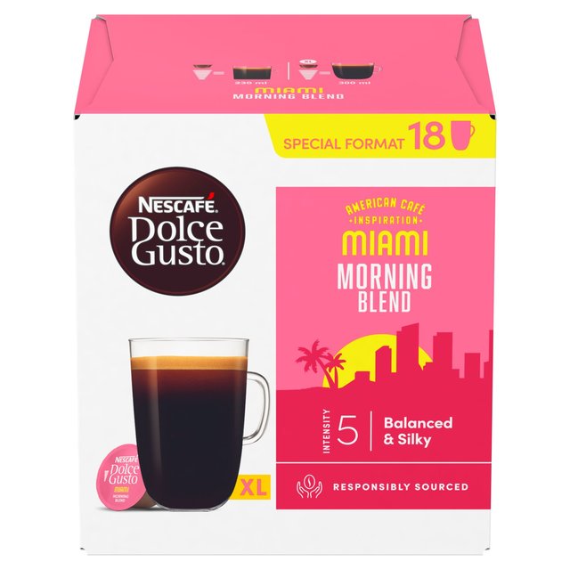 Nescafe Dolce Gusto Grande Miami 18 Coffee Pods   18 x 7g