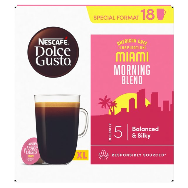 Nescafe Dolce Gusto Grande Miami 18 Coffee Pods   18 x 7g GOODS M&S   