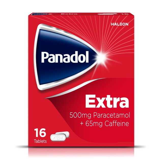 Panadol Extra Advance 500mg Paracetamol Caffeine Pain Relief Tablets   16 per pack GOODS M&S   