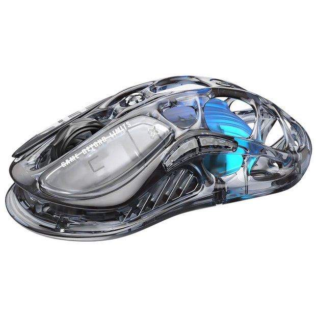 GravaStar Mercury M2 wireless gaming mouse transparent black, imported from the UK