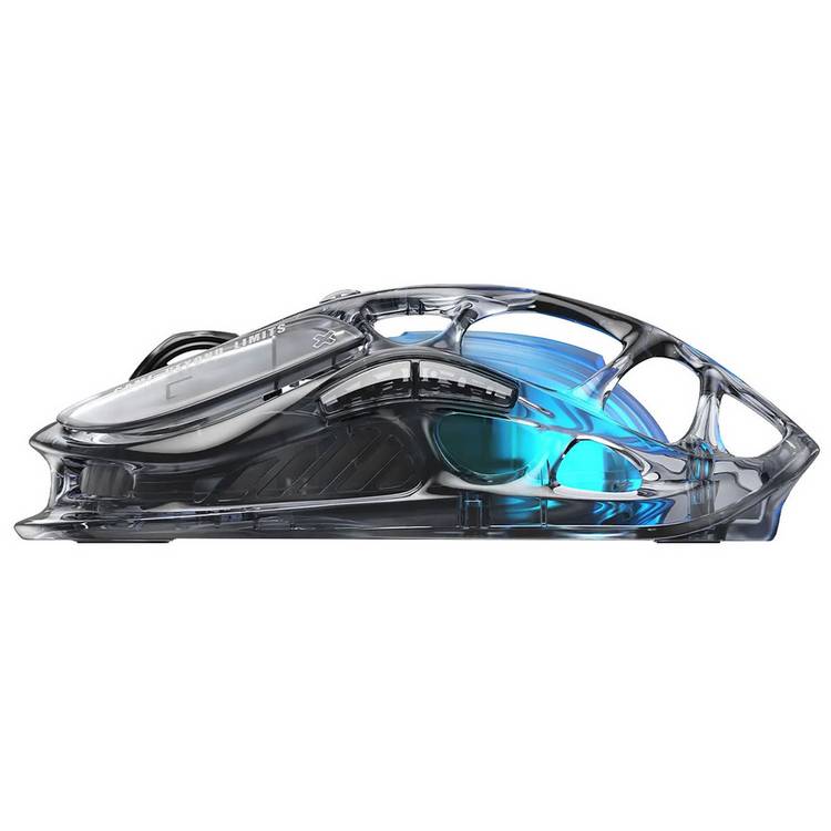 GravaStar Mercury M2 wireless gaming mouse transparent black, imported from the UK
