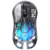 GravaStar Mercury M2 wireless gaming mouse transparent black, imported from the UK