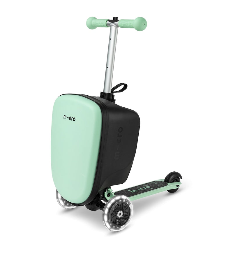 Micro Scooters mini foldable suitcase scooter with 13-litre capacity for children, imported from the UK