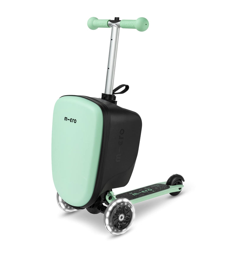 Micro Scooters mini foldable suitcase scooter with 13-litre capacity for children, imported from the UK