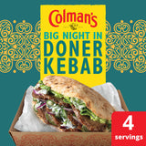 Colman's Big Night In Recipe Mix Doner Kebab 38 g 4 servings GOODS ASDA   