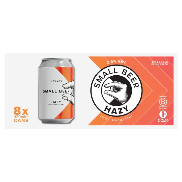 Small Beer Hazy IPA   8 x 330ml GOODS M&S   