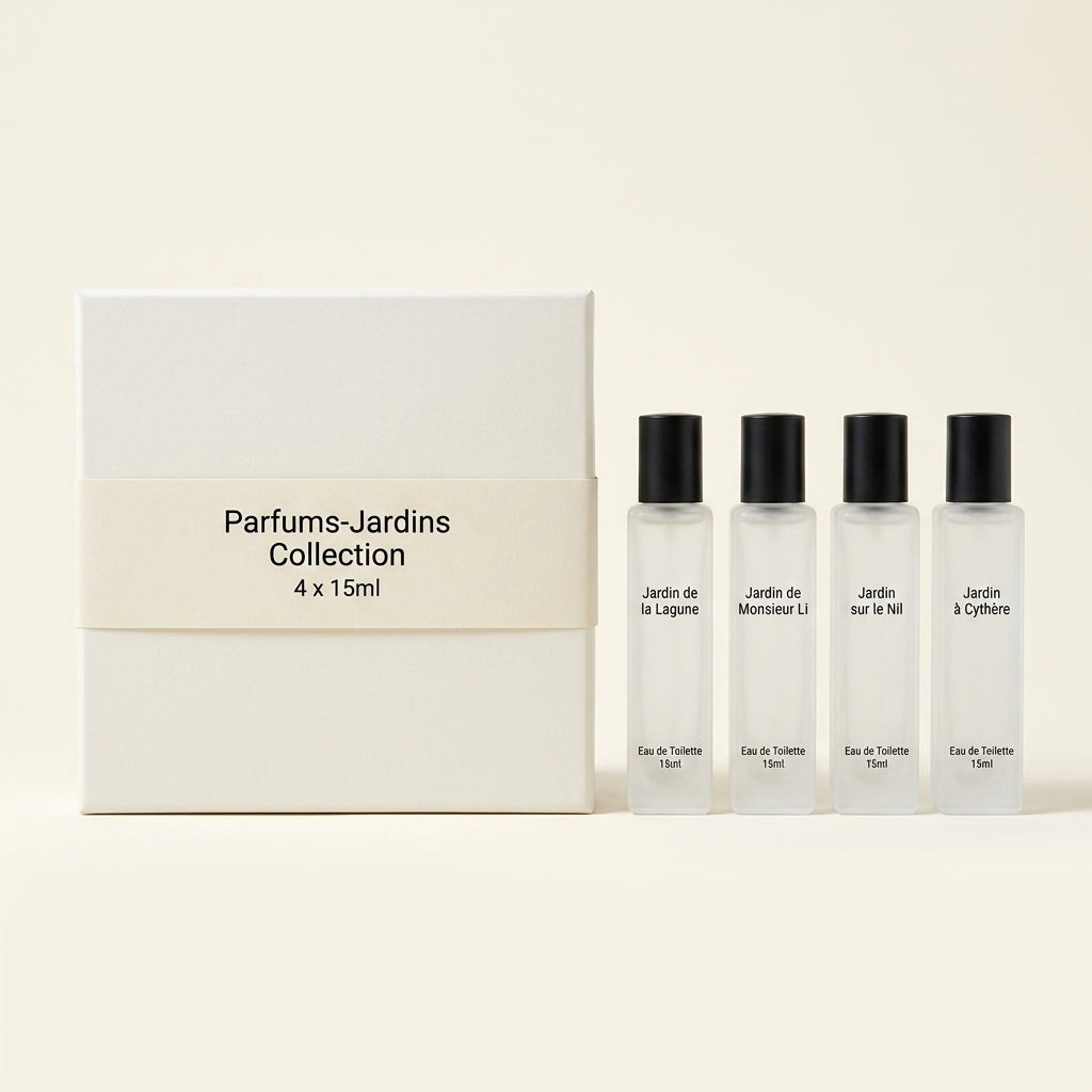 Hermes Un Jardin fragrance collection set 4 x 15ml, UK version