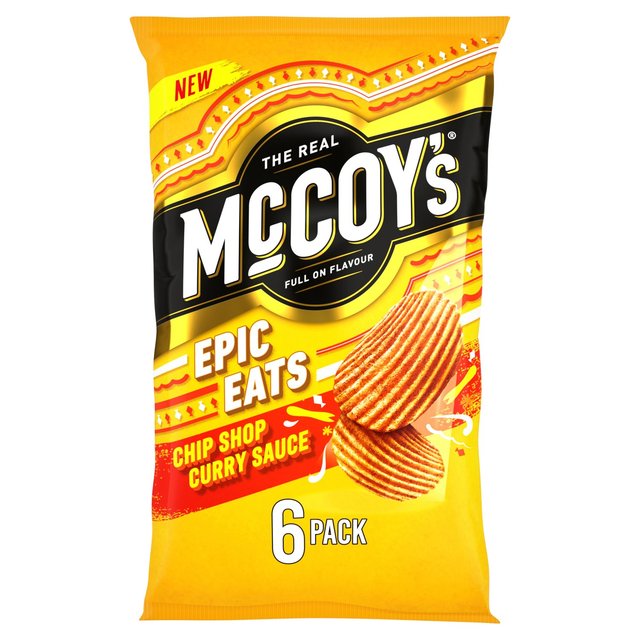 McCoy's Chip Shop Curry   6 per pack