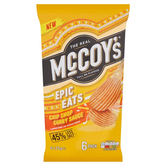 McCoy's Chip Shop Curry   6 per pack GOODS M&S   