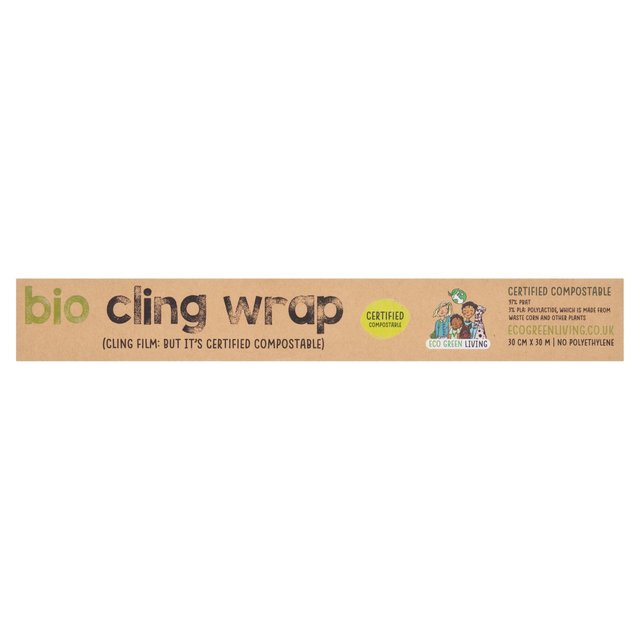 Eco Green Living Certified Compostable Cling Film GOODS M&S   