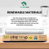 Eco Green Living Certified Compostable Cling Film GOODS M&S   