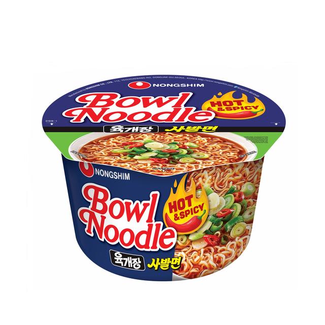 Nongshim Hot & Spicy Bowl Noodles   100g