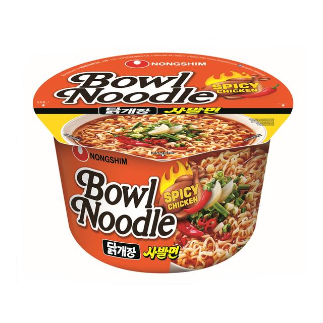 Nongshim Spicy Chicken Bowl Noodles   100g