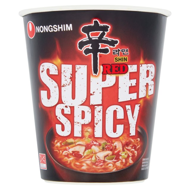 Nongshim Red Super Spicy Noodles (Cup)   68g GOODS M&S   